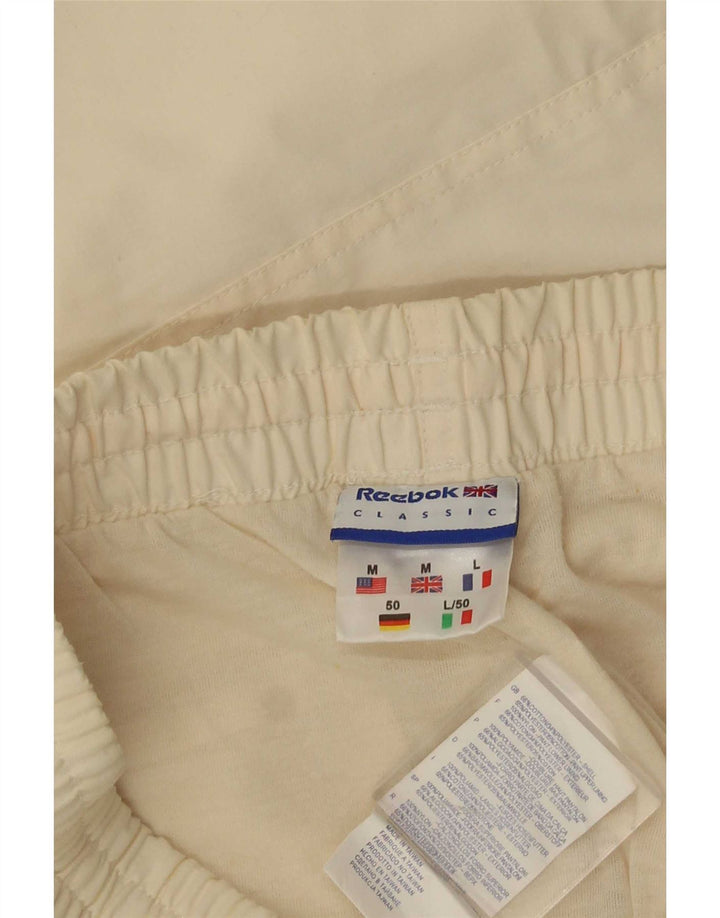 Reebok Mens Bermuda Sport Shorts Medium  Beige Cotton