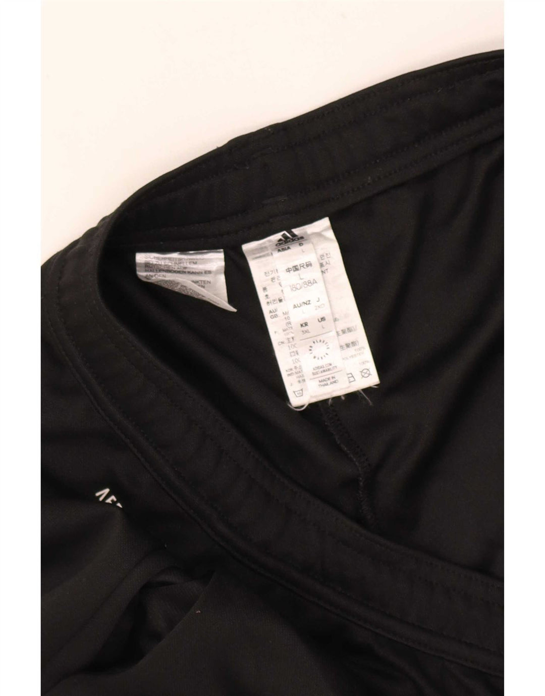Adidas Mens Aeroready Tracksuit Trousers Large Black Polyester