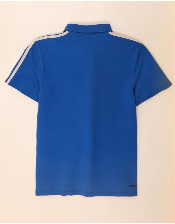 Adidas Mens Clima 365 Polo Shirt 2XL Blue Cotton