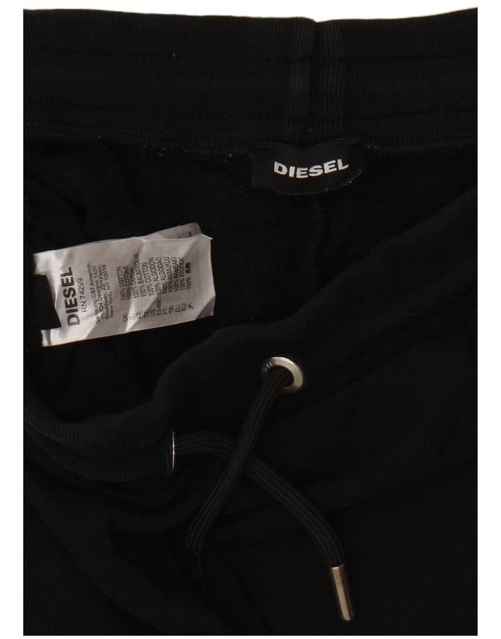 Diesel Boys Graphic Sport Shorts 14-15 Years  Black Cotton