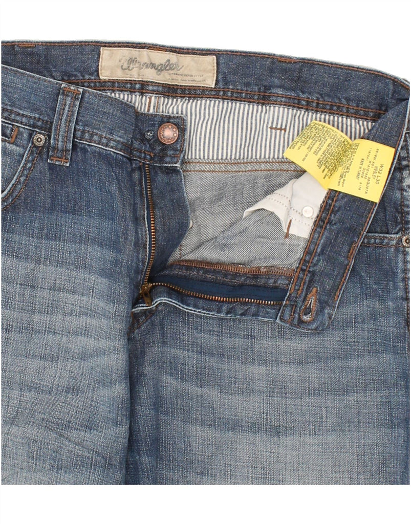 WRANGLER Mens Wesley Straight Jeans W32 L30 Blue Cotton | Vintage Wrangler | Thrift | Second-Hand Wrangler | Used Clothing | Messina Hembry 