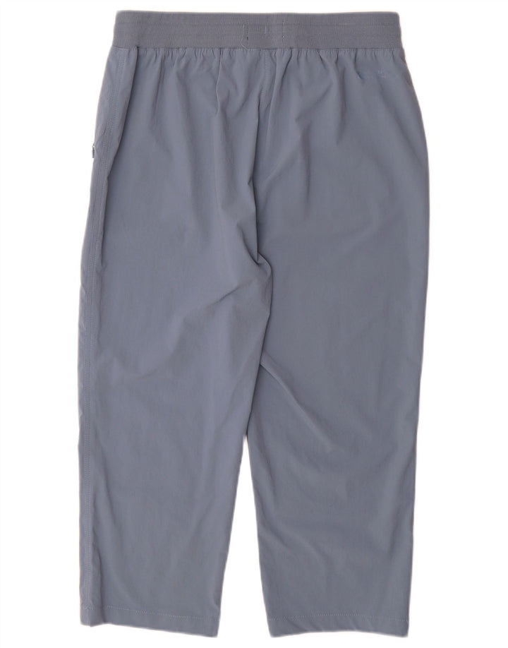 Mountain Warehouse Womens Capri Trousers UK 14 Large W32 L23 Blue Polyamide