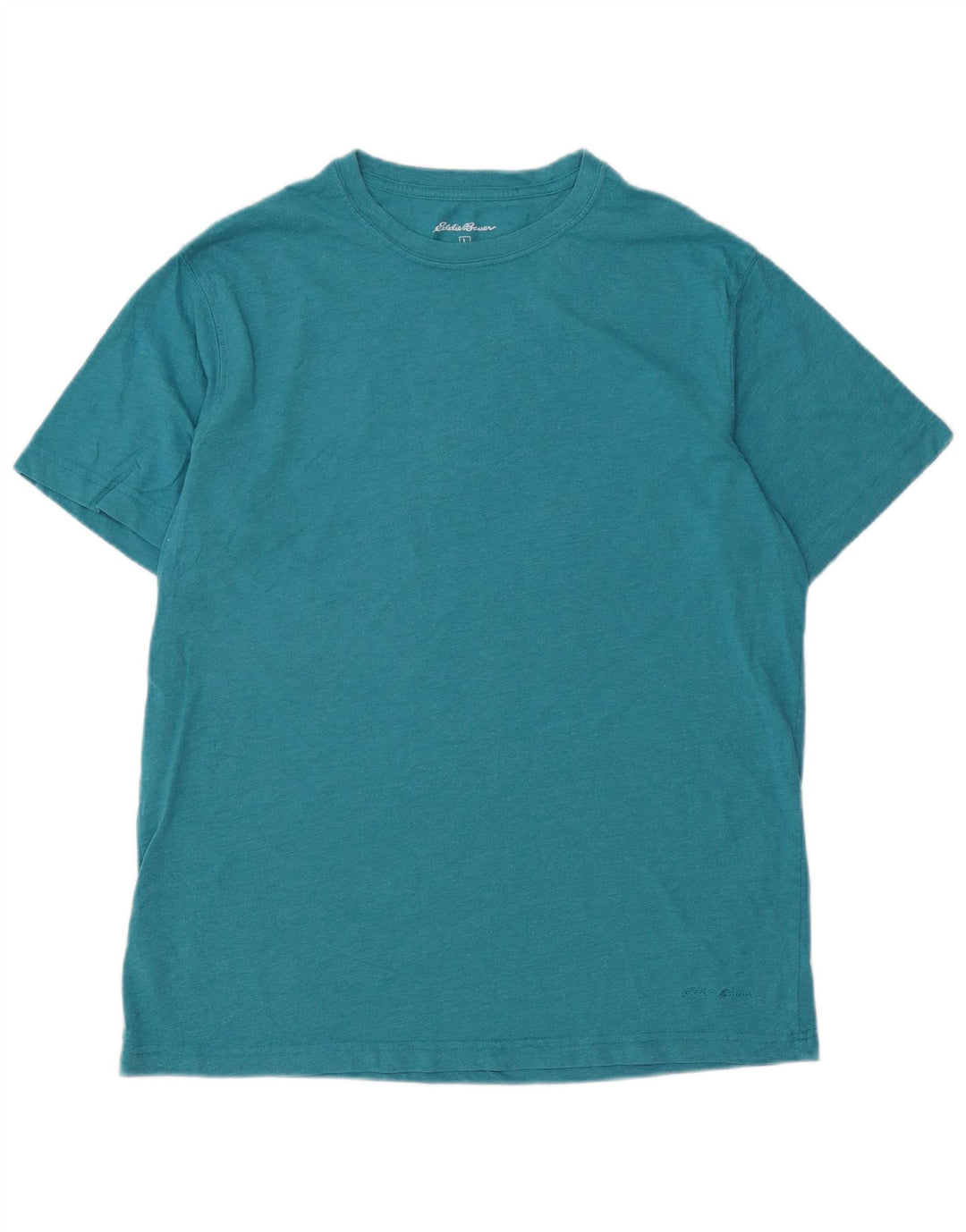EDDIE BAUER Mens T-Shirt Top Large Blue Cotton