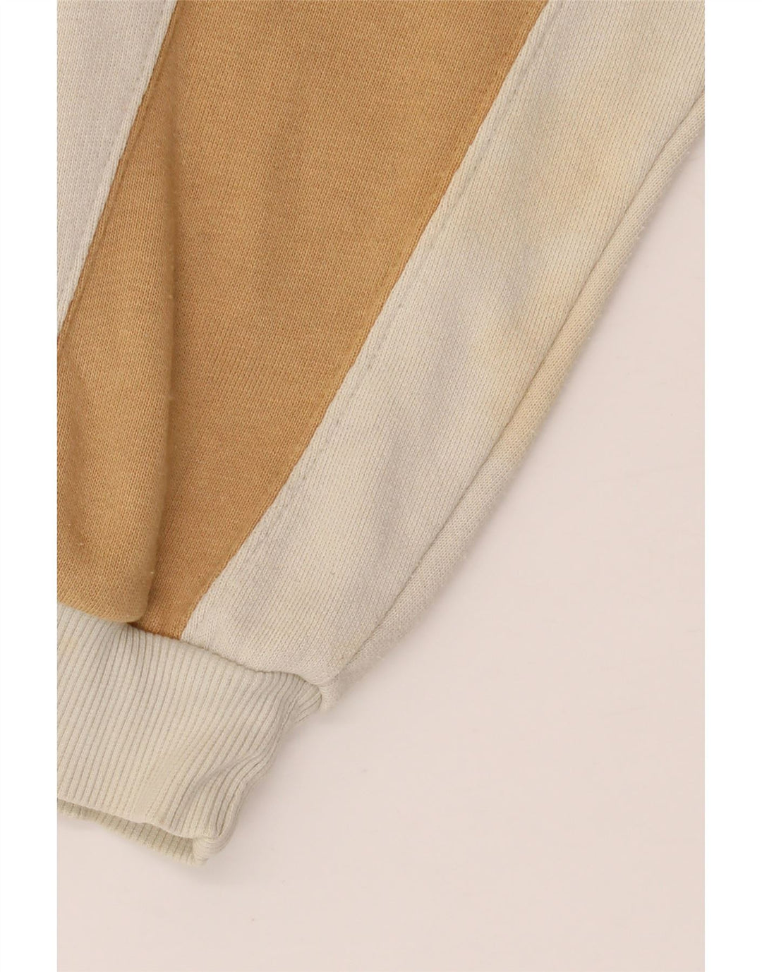 PUMA Mens Sweatshirt Jumper Large White Colourblock Cotton