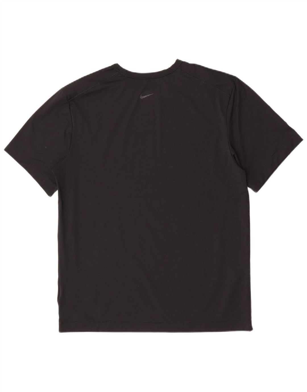 Nike Mens Dri Fit Graphic T-Shirt Top Medium Black Polyester