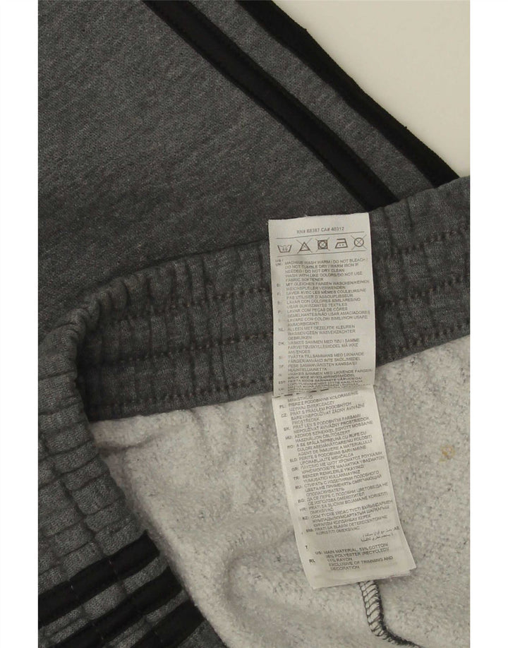 Adidas Mens Tracksuit Trousers Joggers Medium Grey Cotton