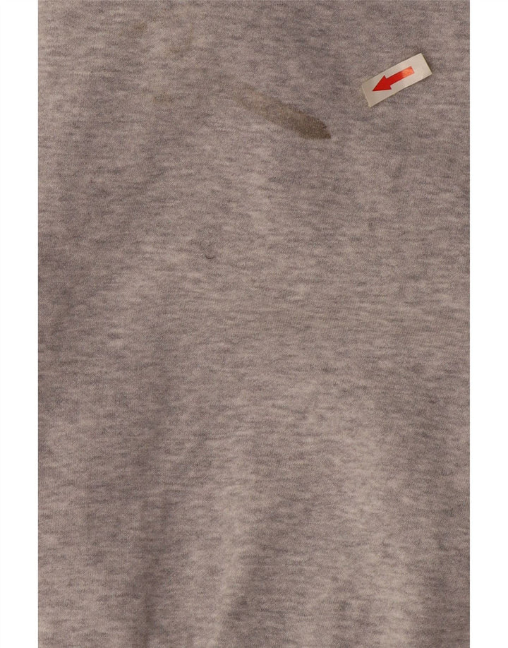 Puma Womens Graphic Sweatshirt Jumper Medium Grey Cotton
