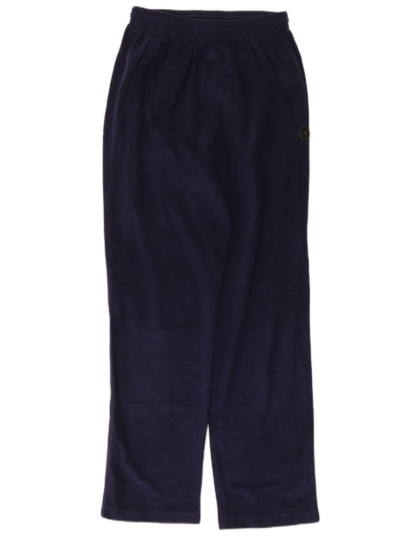 DIADORA Mens Velour Tracksuit Trousers Large  Navy Blue