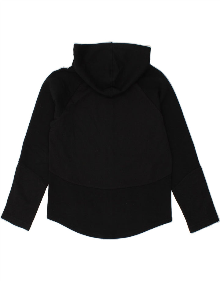 PUMA Womens Zip Hoodie Sweater UK 14 Medium Black Vintage Puma and Second-Hand Puma from Messina Hembry 