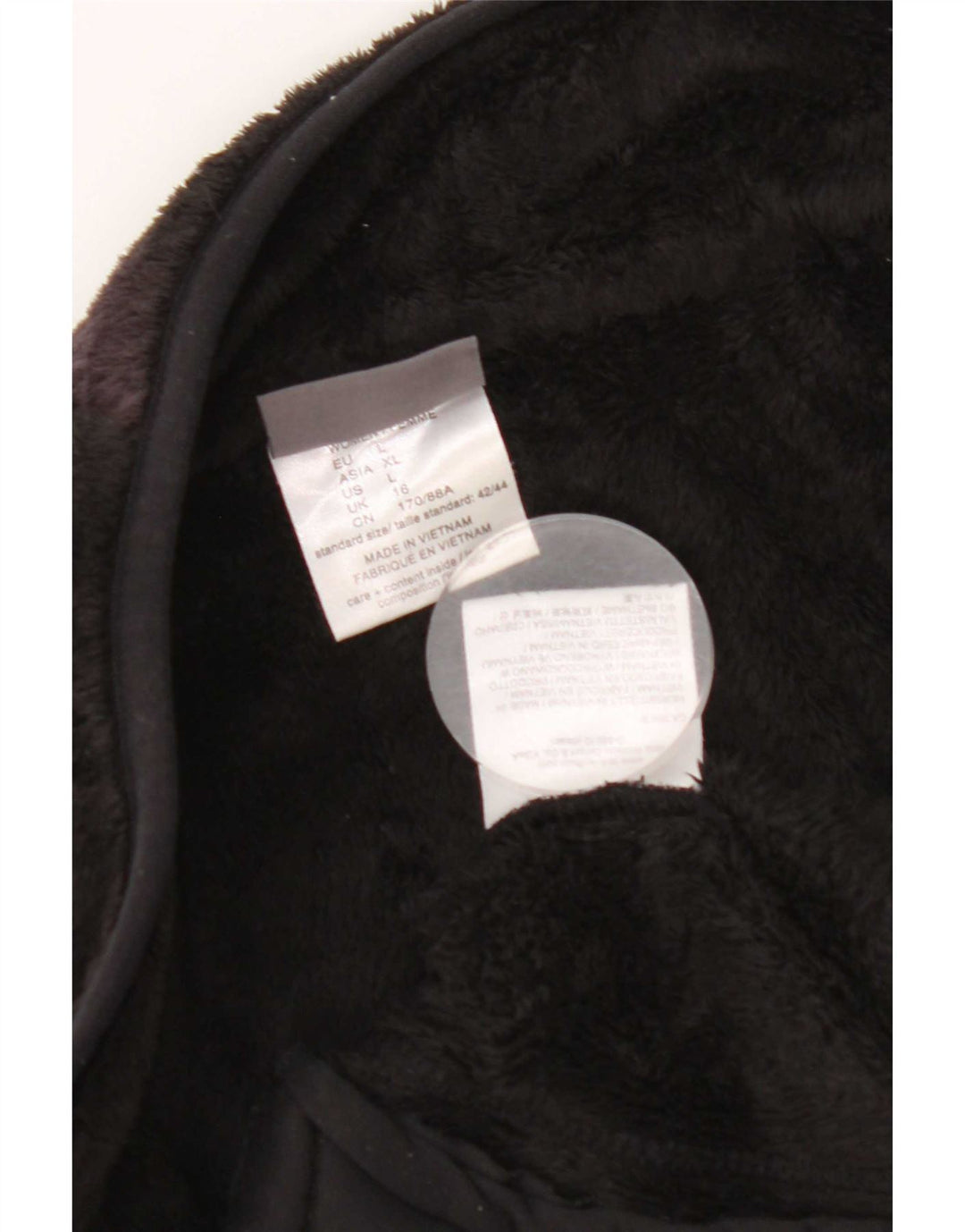 Jack Wolfskin Womens Liner Fleece Jacket UK 16 Large  Black Polyester
