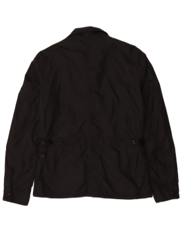 Kappa Womens Military Jacket UK 14 Medium Black Polyamide