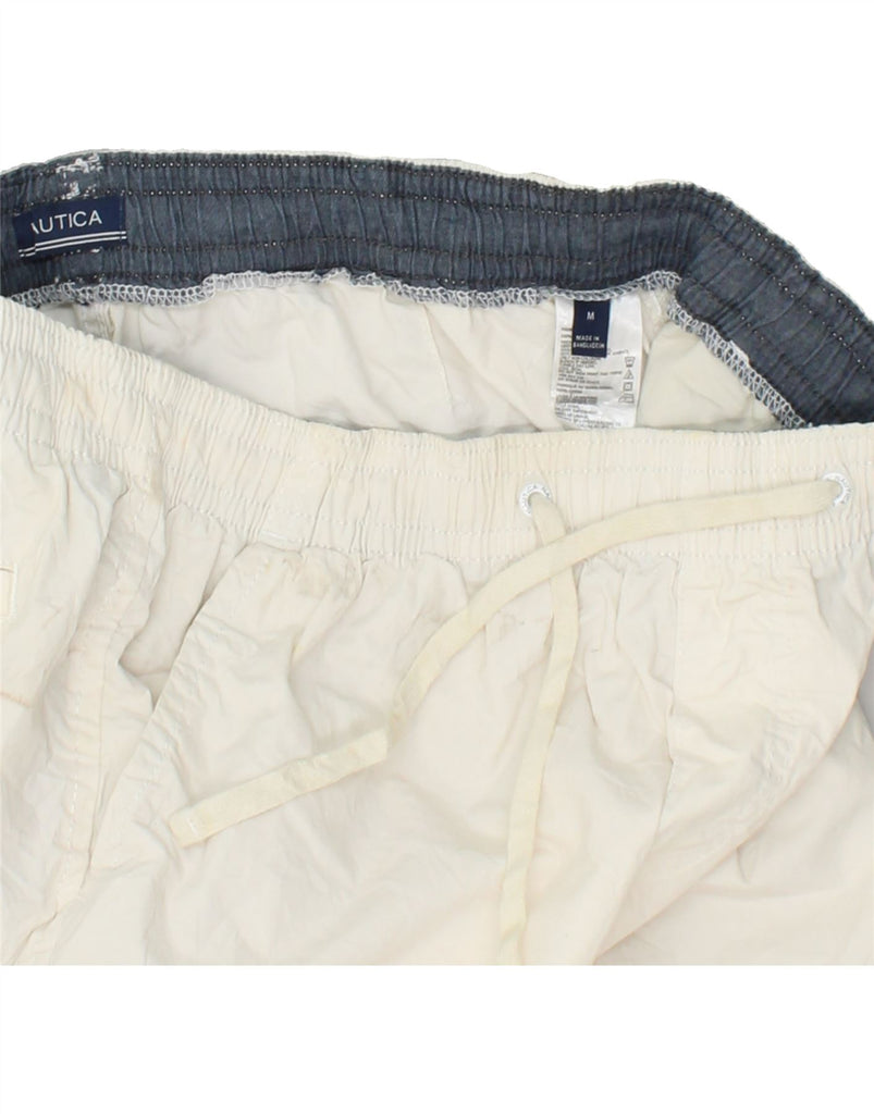 NAUTICA Mens Chino Shorts Medium W32  White Cotton | Vintage Nautica | Thrift | Second-Hand Nautica | Used Clothing | Messina Hembry 