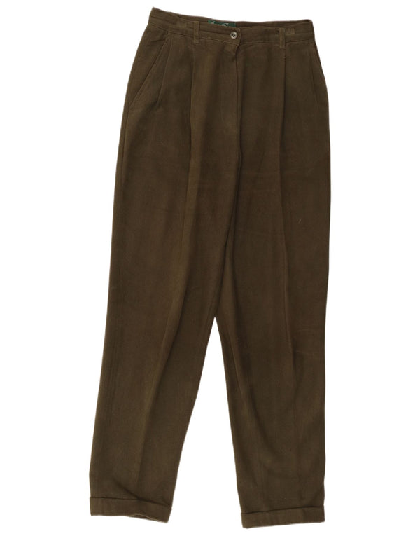 Henry Cottons Womens Chino Trousers IT 42 Medium W28 L29 Khaki Cotton