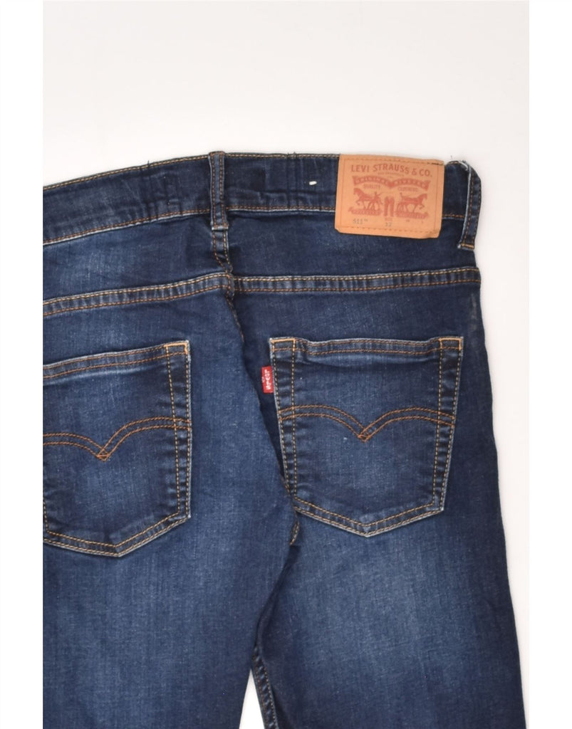 LEVI'S Girls 511 Slim Jeans 11-12 Years W28 L28  Navy Blue Cotton | Vintage Levi's | Thrift | Second-Hand Levi's | Used Clothing | Messina Hembry 