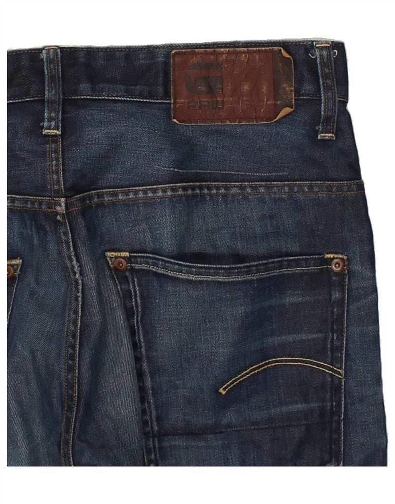 G-STAR Mens Straight Jeans W34 L31 Navy Blue Cotton Vintage G-Star and Second-Hand G-Star from Messina Hembry 