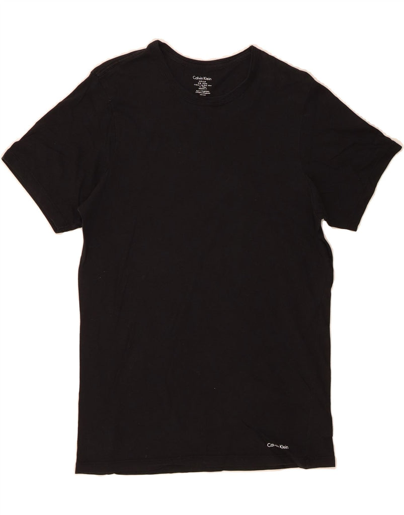 CALVIN KLEIN Mens T-Shirt Top Small Black Cotton Vintage Calvin Klein and Second-Hand Calvin Klein from Messina Hembry 
