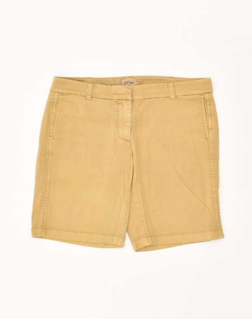 J. CREW Womens Chino Shorts US 6 Medium W32 Beige Cotton | Vintage J. Crew | Thrift | Second-Hand J. Crew | Used Clothing | Messina Hembry 