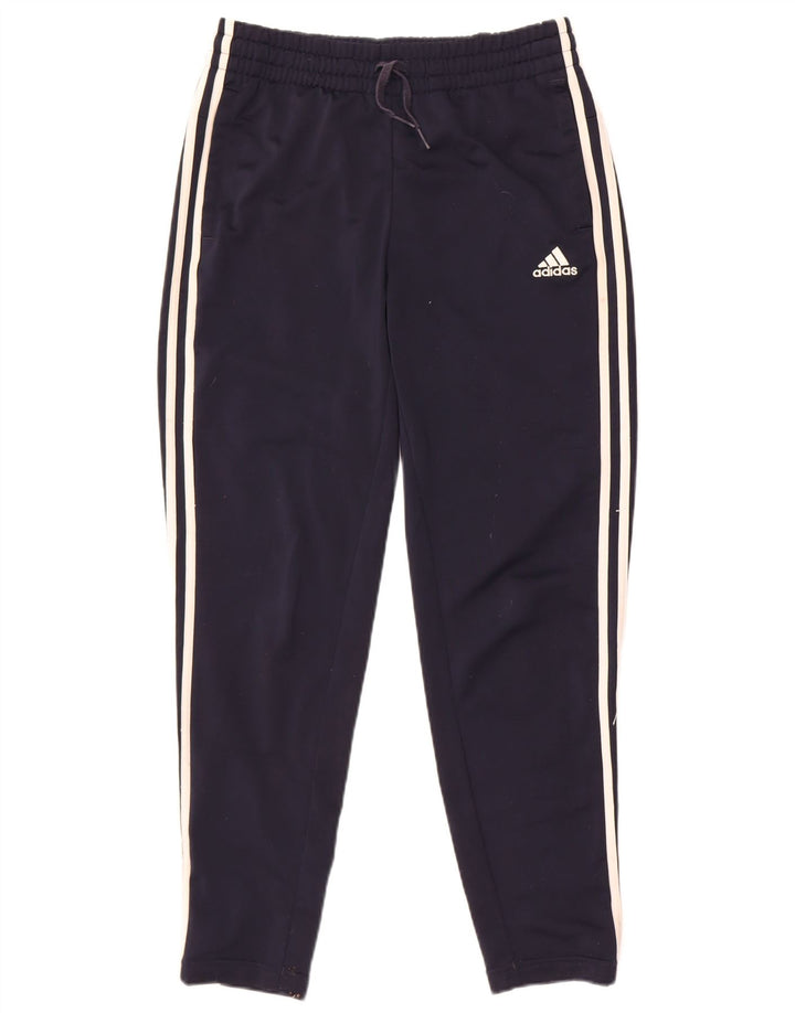 Adidas Womens Tracksuit Trousers UK 8/10 Small  Navy Blue Polyester