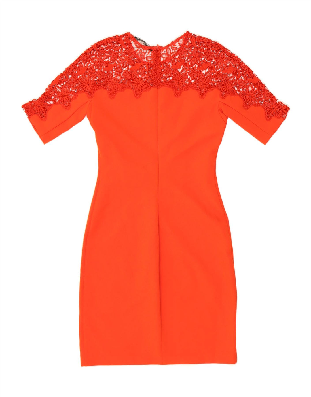 ZARA Womens Bodycon Dress UK 6 XS Red Vintage Zara and Second-Hand Zara from Messina Hembry 