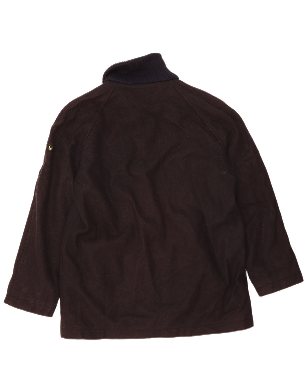 Navigare Mens Bomber Jacket UK 42 XL Navy Blue Wool