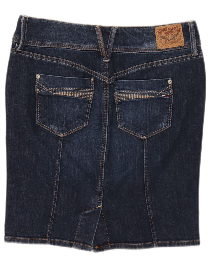 Tommy Hilfiger Womens Denim Skirt Small W27 Blue Cotton