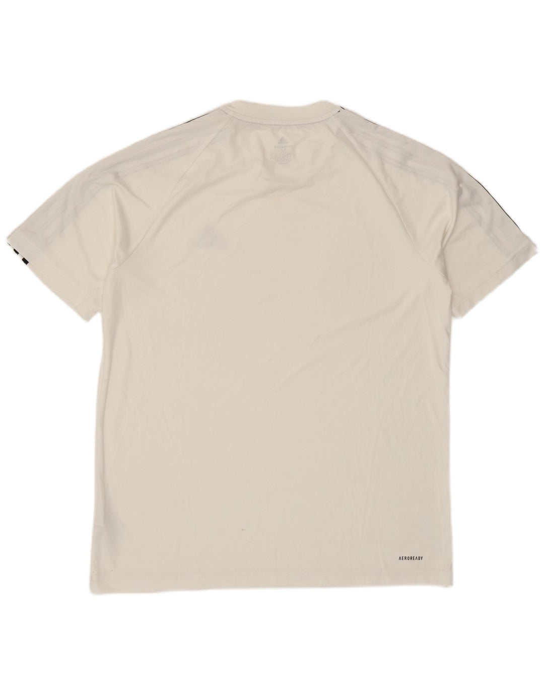 Adidas Mens Aeroready T-Shirt Top Medium White Polyester