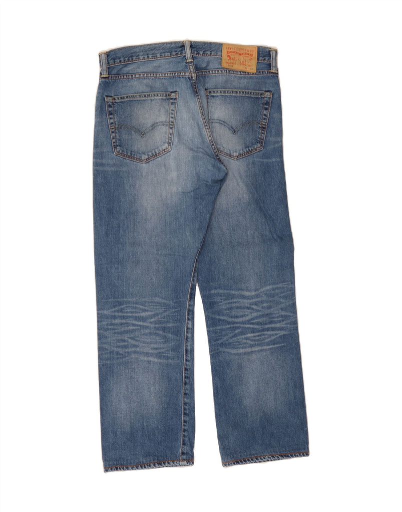 LEVI'S Womens 504 Straight Jeans W32 L30 Blue Cotton Vintage Levi's and Second-Hand Levi's from Messina Hembry 