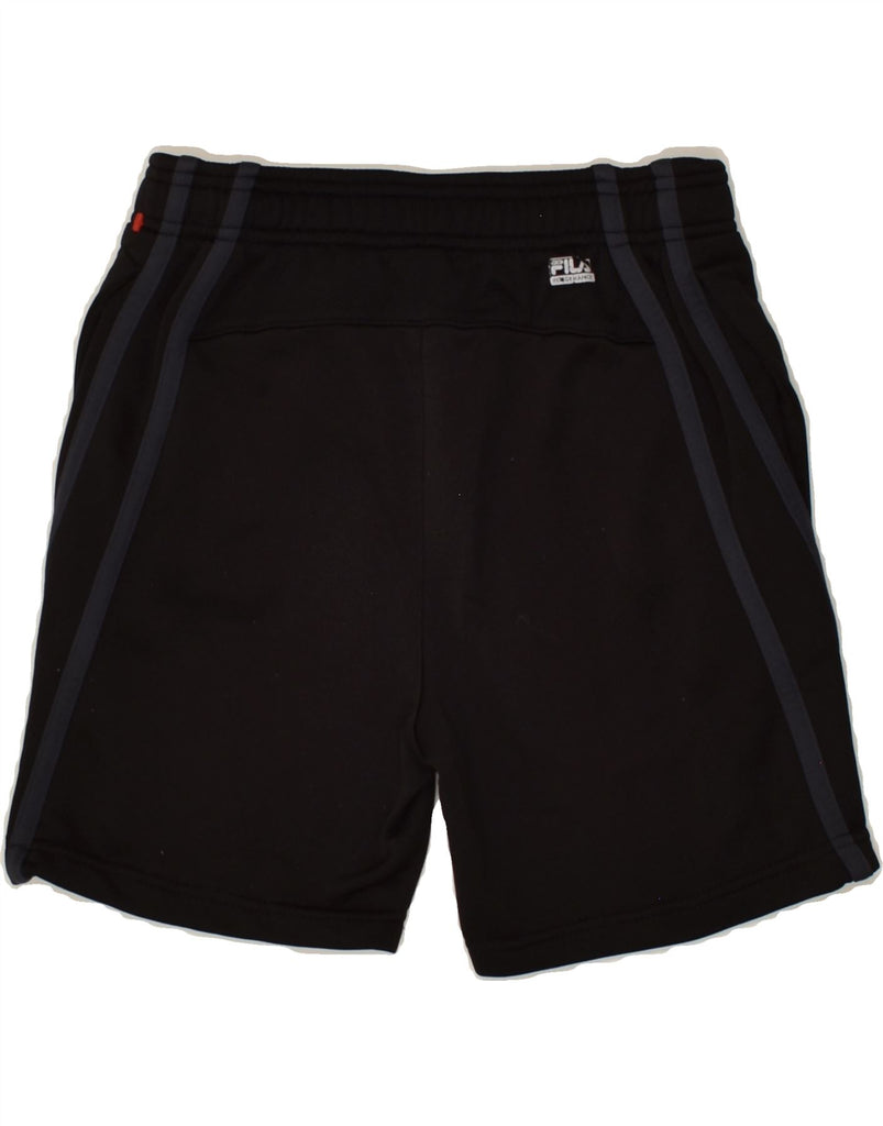 FILA Boys Sport Shorts 10-11 Years Medium Black Polyester | Vintage Fila | Thrift | Second-Hand Fila | Used Clothing | Messina Hembry 