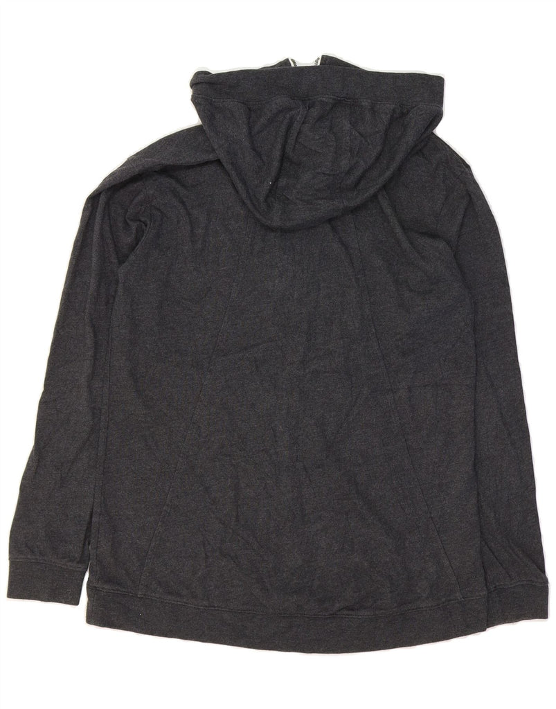 NIKE Mens Zip Hoodie Sweater Small Grey Cotton Vintage Nike and Second-Hand Nike from Messina Hembry 