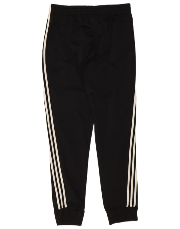 Adidas Mens Tracksuit Trousers Joggers UK 42/44 Large Black Polyester