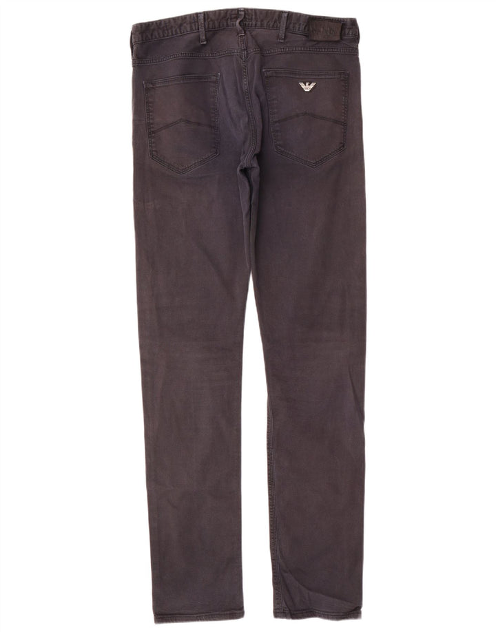Armani Mens J06 Slim Jeans W31 L34 Navy Blue Cotton