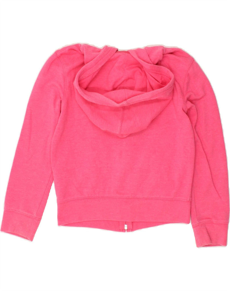 GAP Girls Graphic Zip Hoodie Sweater 7-8 Years Medium  Pink Polyester | Vintage Gap | Thrift | Second-Hand Gap | Used Clothing | Messina Hembry 