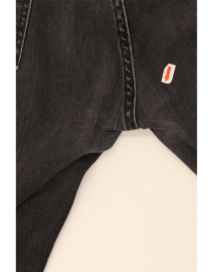 Lee Mens Knox Straight Jeans W36 L30 Black Cotton
