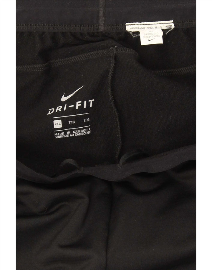Nike Mens Dri Fit Tracksuit Trousers 2XL Black