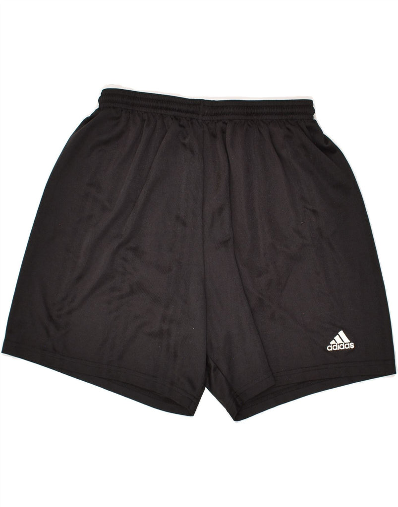 ADIDAS Mens Sport Shorts XL Black Striped Vintage Adidas and Second-Hand Adidas from Messina Hembry 