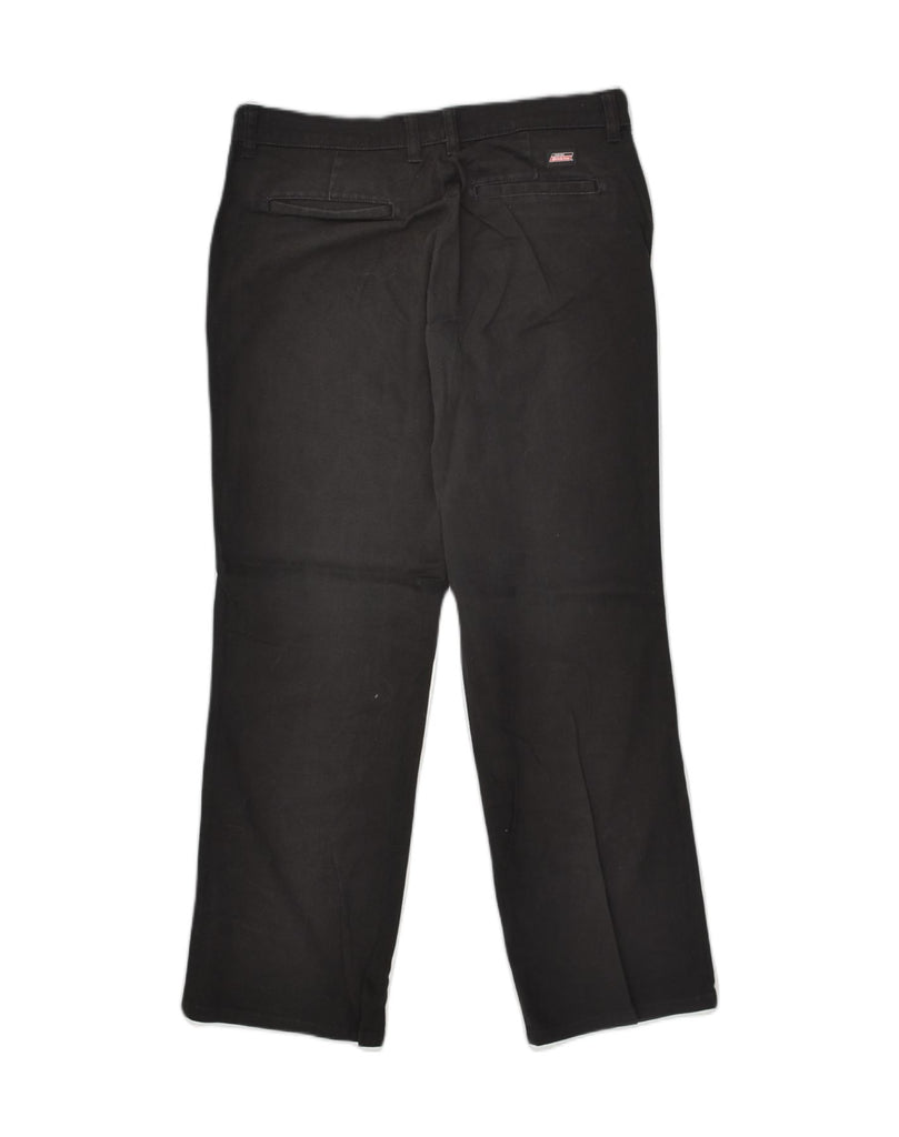 DICKIES Womens Relaxed Fit Straight Casual Trousers US 8 Medium W31 L27 Black | Vintage Dickies | Thrift | Second-Hand Dickies | Used Clothing | Messina Hembry 