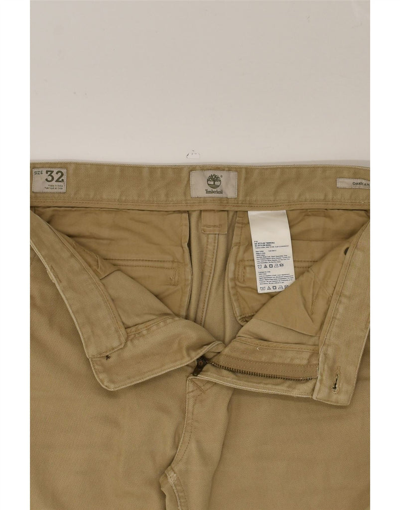 TIMBERLAND Mens Slim Chino Trousers W32 L31 Beige Cotton | Vintage Timberland | Thrift | Second-Hand Timberland | Used Clothing | Messina Hembry 