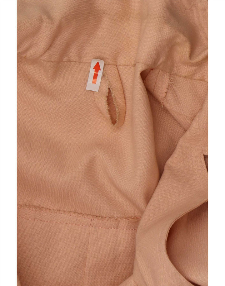 Vintage Womens Open Overcoat UK 16 Large Pink