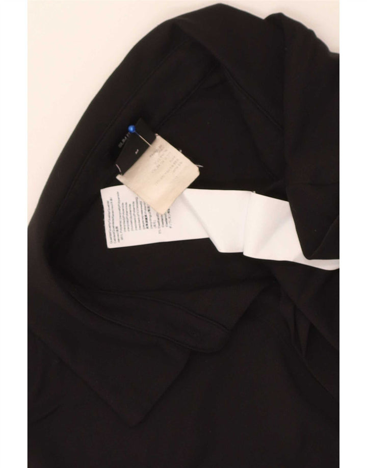 Hugo Boss Mens Slim Fit Polo Shirt Medium Black Polyamide