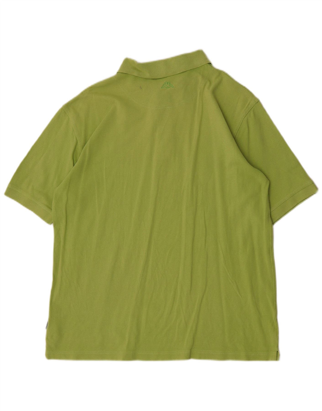 Kappa Mens Polo Shirt Large Green Cotton