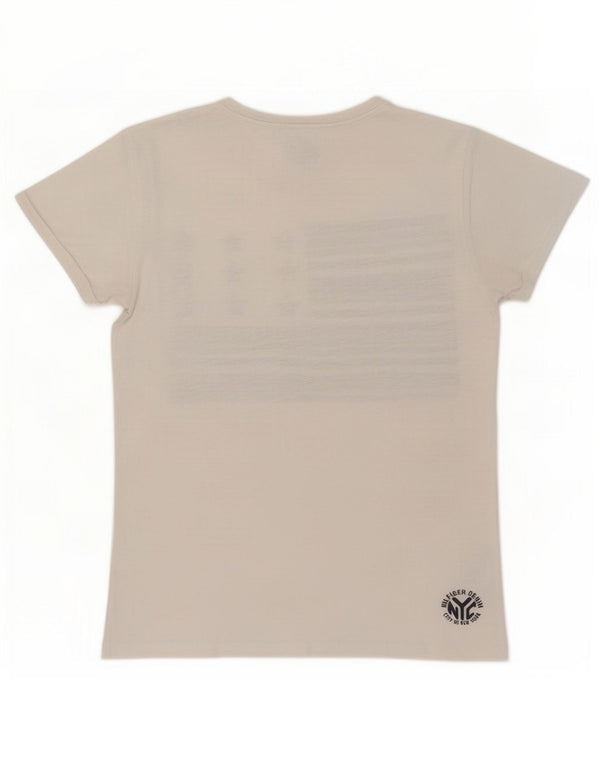 Tommy Hilfiger Mens Graphic T-Shirt Top Large White Cotton