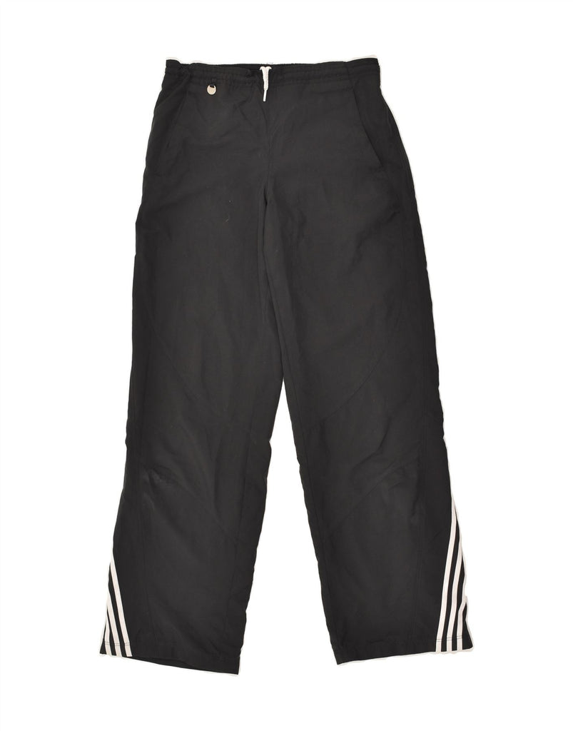 ADIDAS Girls Tracksuit Trousers 11-12 Years Black Polyester | Vintage Adidas | Thrift | Second-Hand Adidas | Used Clothing | Messina Hembry 