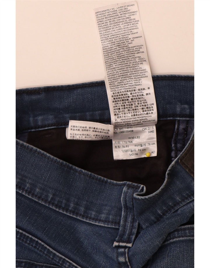 Levi's Mens Slim Jeans W30 L30 Blue Cotton