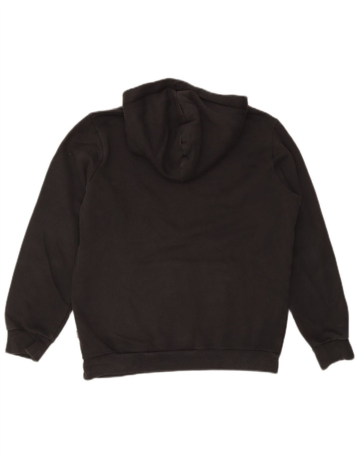 Puma Mens Graphic Hoodie Jumper Small Black Cotton