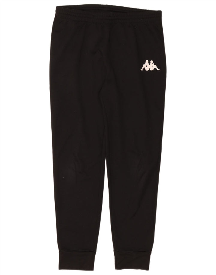 KAPPA Mens Tracksuit Trousers Joggers Small Black