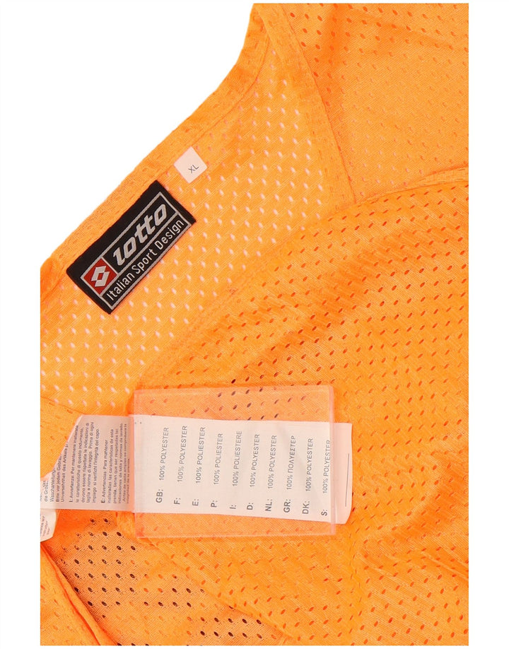 Lotto Mens Graphic Vest Top XL Orange Polyester
