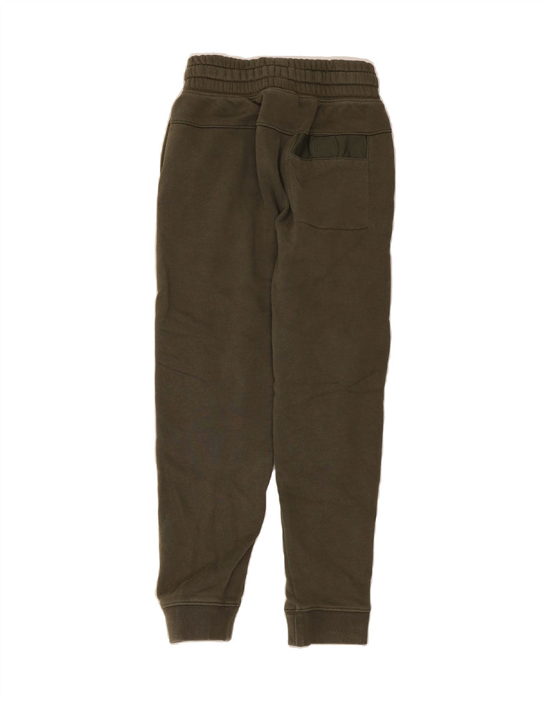 NIKE Boys Standard Fit Tracksuit Trousers Joggers 8-9 Years Small Khaki Vintage Nike and Second-Hand Nike from Messina Hembry 