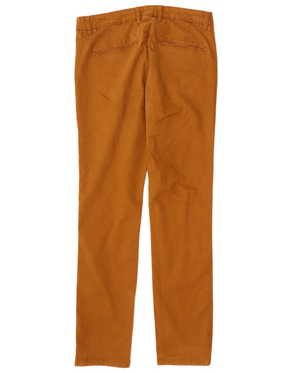 Zara Mens Slim Chino Trousers EU 44 Large W34 L34 Beige