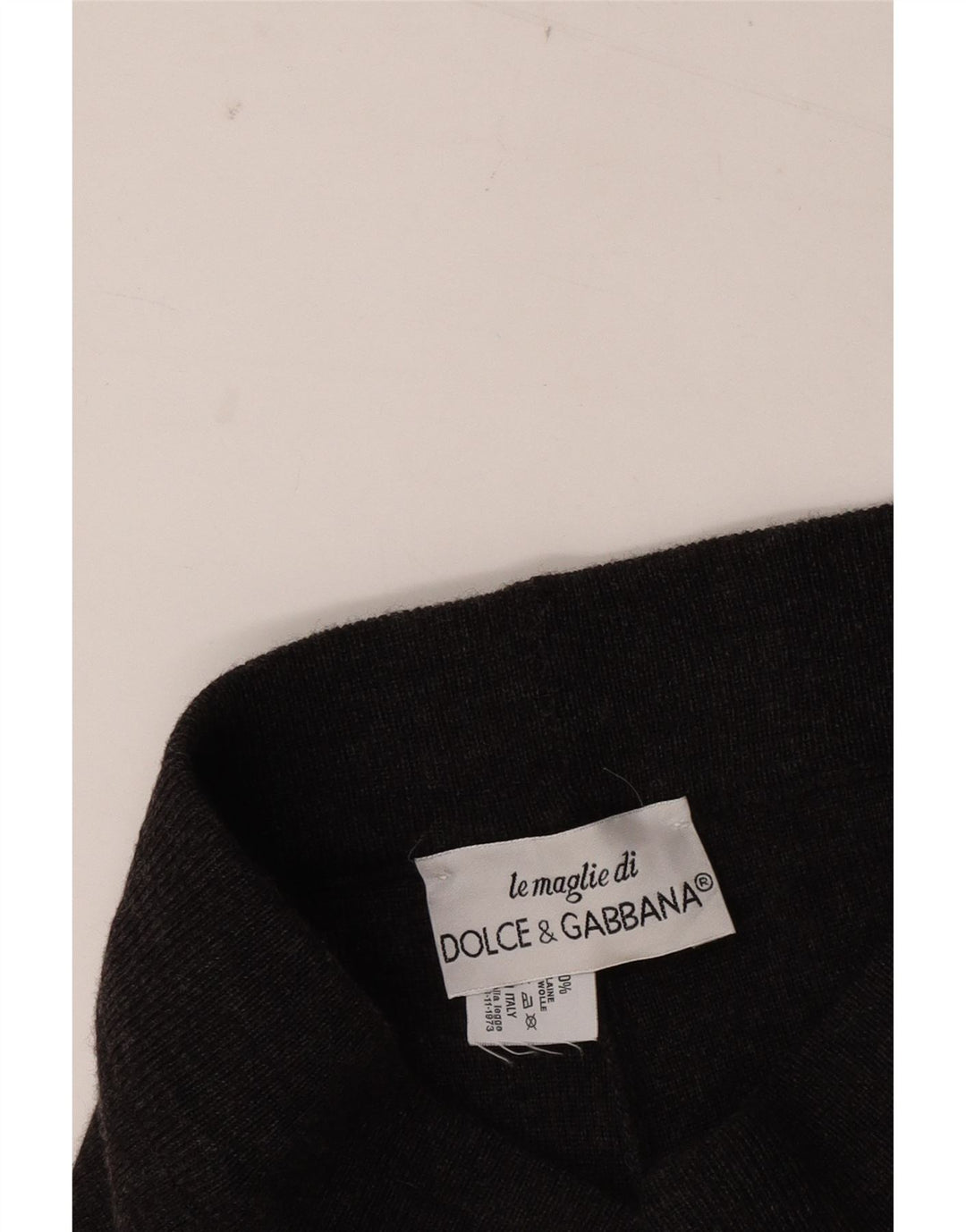 Dolce & Gabbana Womens Leggings IT 42 Medium  Grey Wool