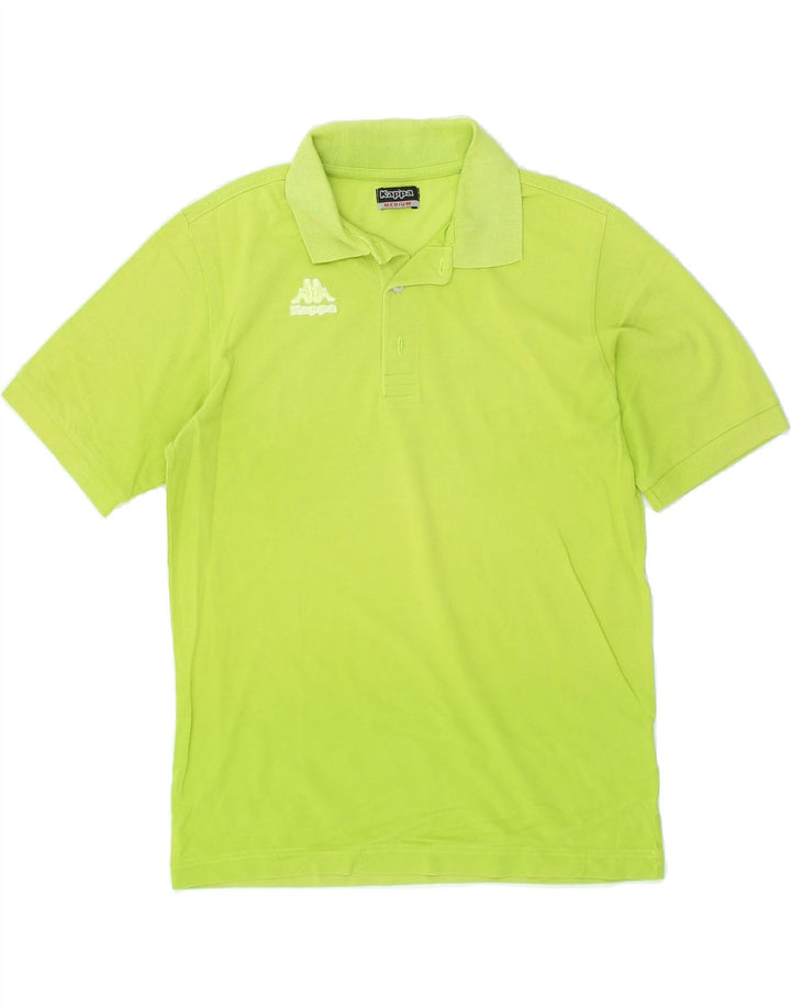 KAPPA Mens Polo Shirt Medium Green Cotton | Vintage Kappa | Thrift | Second-Hand Kappa | Used Clothing | Messina Hembry 